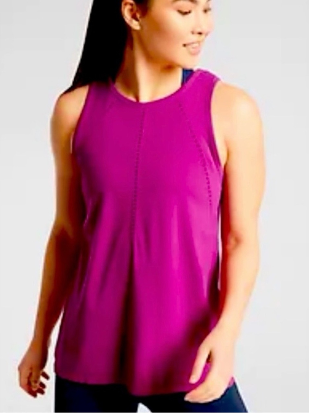 Athleta Foothill Tank Magenta